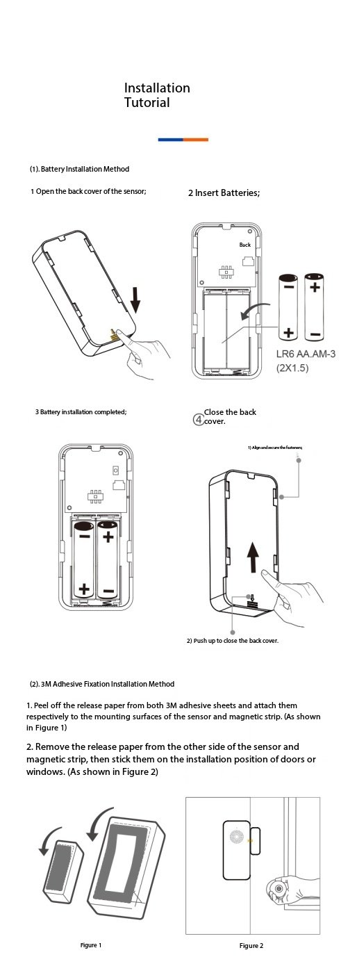 Wireless Door Alarm Sensor