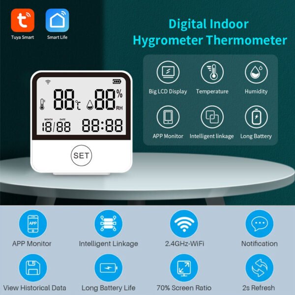 Tuya Temperature Humidity Meter Sensor