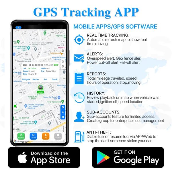 GPSAPP 2G/4G/5G GPS Tracker